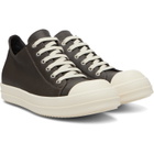 Rick Owens Brown Tower Low Sneaks Sneakers