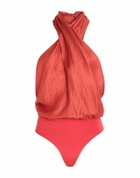Jijil Womens Bodysuit Rust
