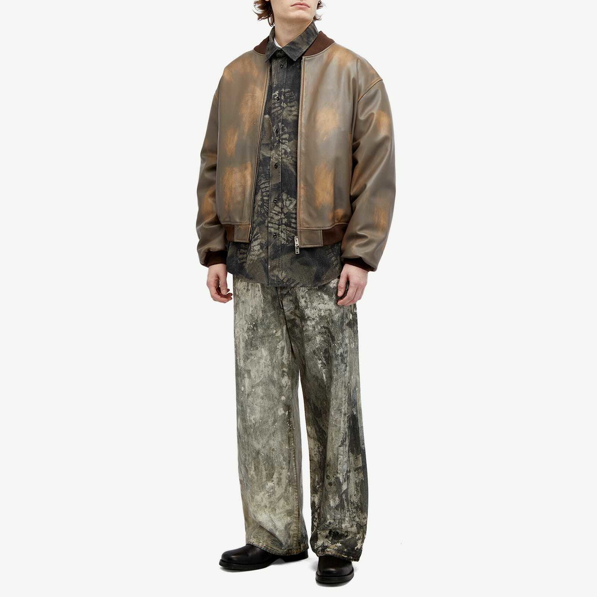 Acne Studios Men's Trousers in Cold Grey