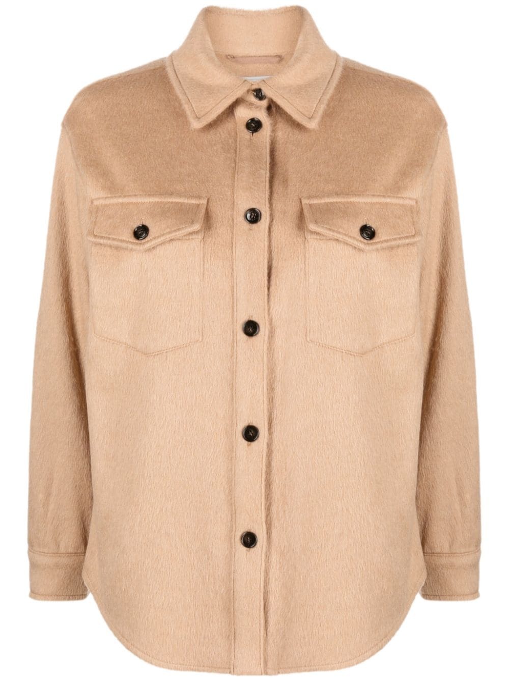 WOOLRICH - Wool Blend Overshirt Woolrich