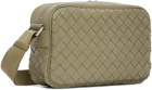 Bottega Veneta Taupe Small Classic Intrecciato Camera Bag