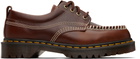 Dr. Martens Brown Lowell Leather Moc Toe Derbys