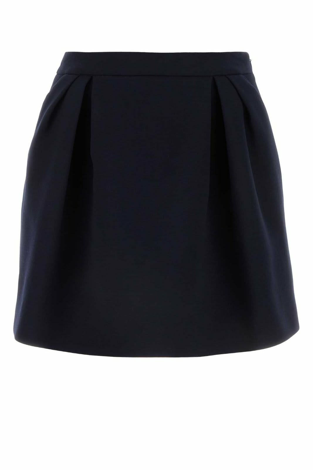 ALESSANDRA RICH - Polka Dot Silk Pleated Midi Skirt