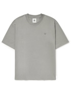 adidas Originals - Logo-Appliquéd Organic Cotton T-Shirt - Gray