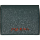 Marni Green 'Marni Mending' Leather Bifold Wallet