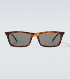 Saint Laurent Corner Angle rectangular sunglasses