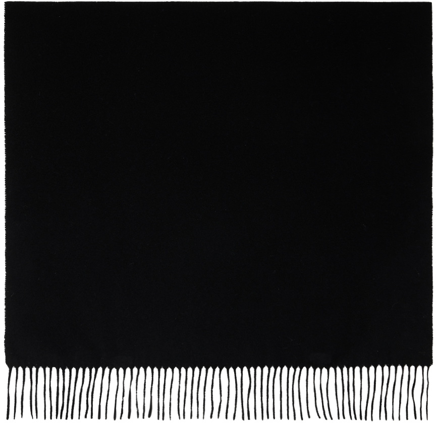 rag & bone Black Addison Scarf