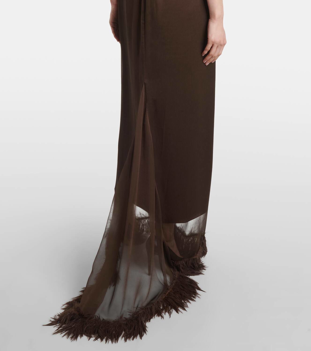 Jacques Wei Layered slip dress