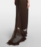 Jacques Wei Layered slip dress