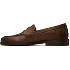 Marsèll Brown Mocasso Leather Loafers