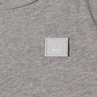 Acne Studios Mini Men's Nash Face T-Shirt in Light Grey Melange