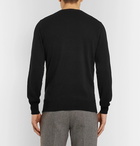 Alexander McQueen - Logo-Embroidered Cashmere Sweater - Men - Black