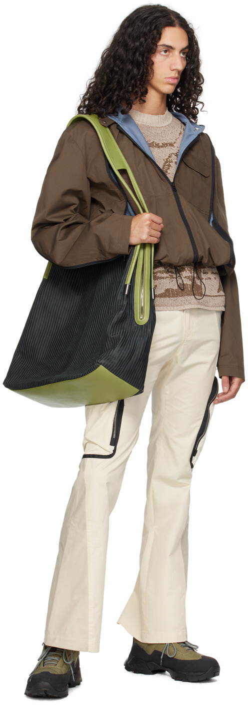 FFFPOSTALSERVICE Off-White Paneled Cargo Pants
