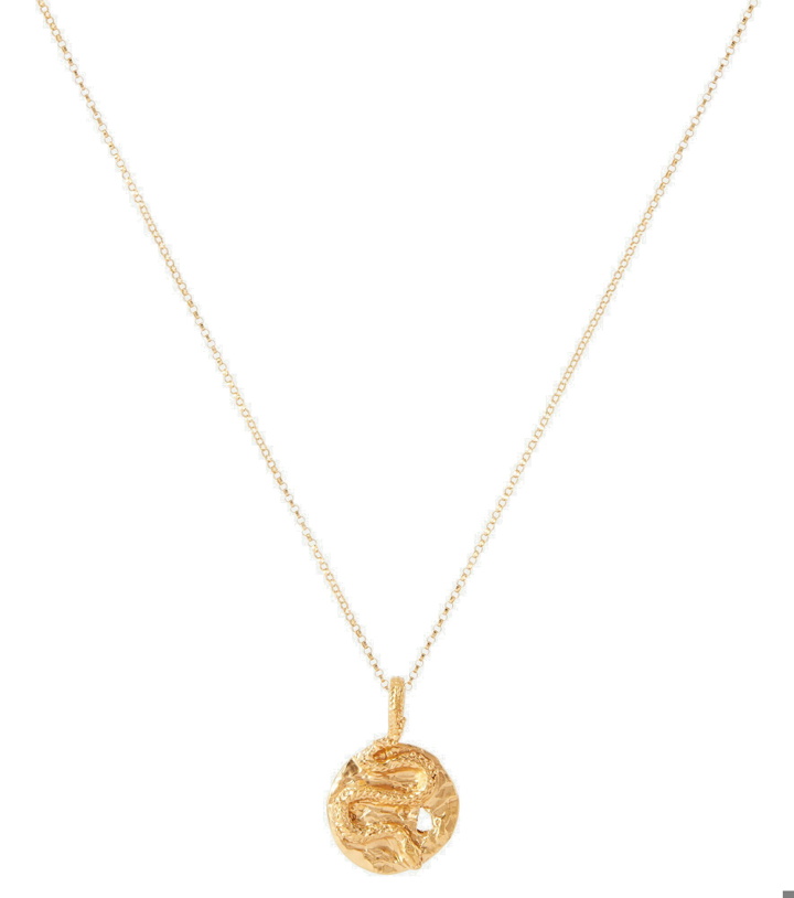 Photo: Alighieri - The Medusa Medallion 24kt gold-plated necklace