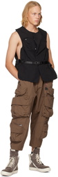 Archival Reinvent Black Detachable Pocket Vest