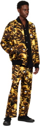 WACKO MARIA Yellow 56 Tattoo Studio Edition Easy Trousers