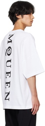 McQueen White Oversized 'McQueen' T-shirt