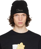 Dime Black Classic Wool Fold Beanie