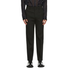 System Black Tailored Trousers