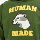 Human Made Men's Badger Hoodie in Green
