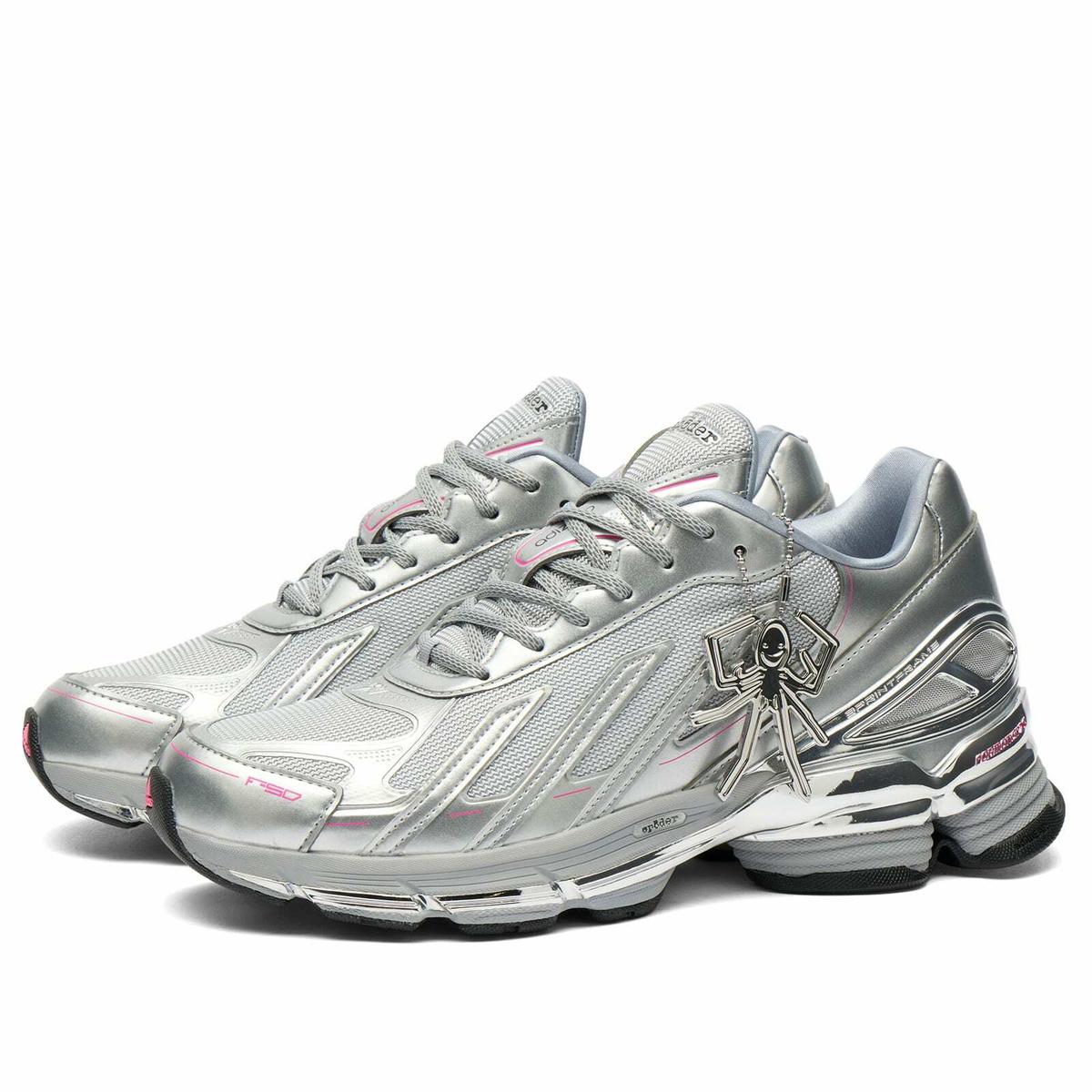 Adidas Men's F50 FORMOTION SP5DER Sneaker in Silver/Core Black