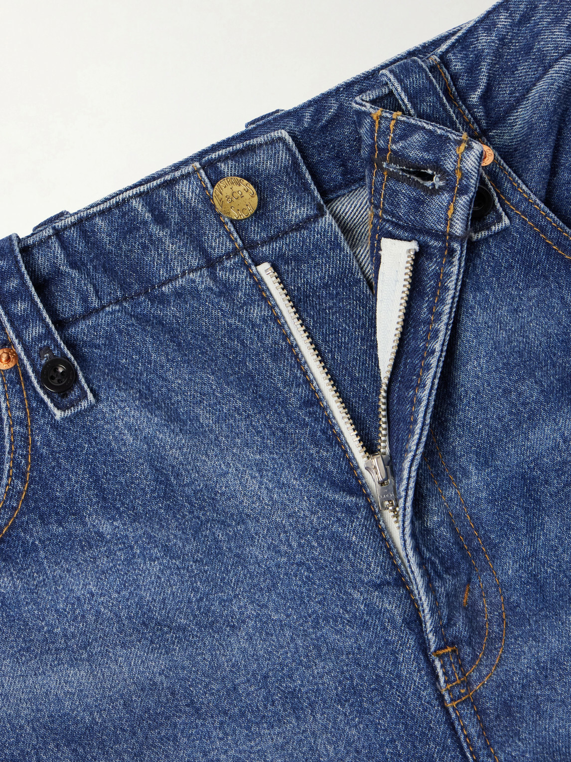 Sacai - Levi's Wide-Leg Belted Jeans - Blue
