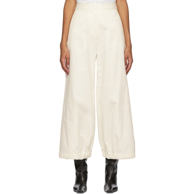 Photo: Edit Off-White Drawcord Trousers