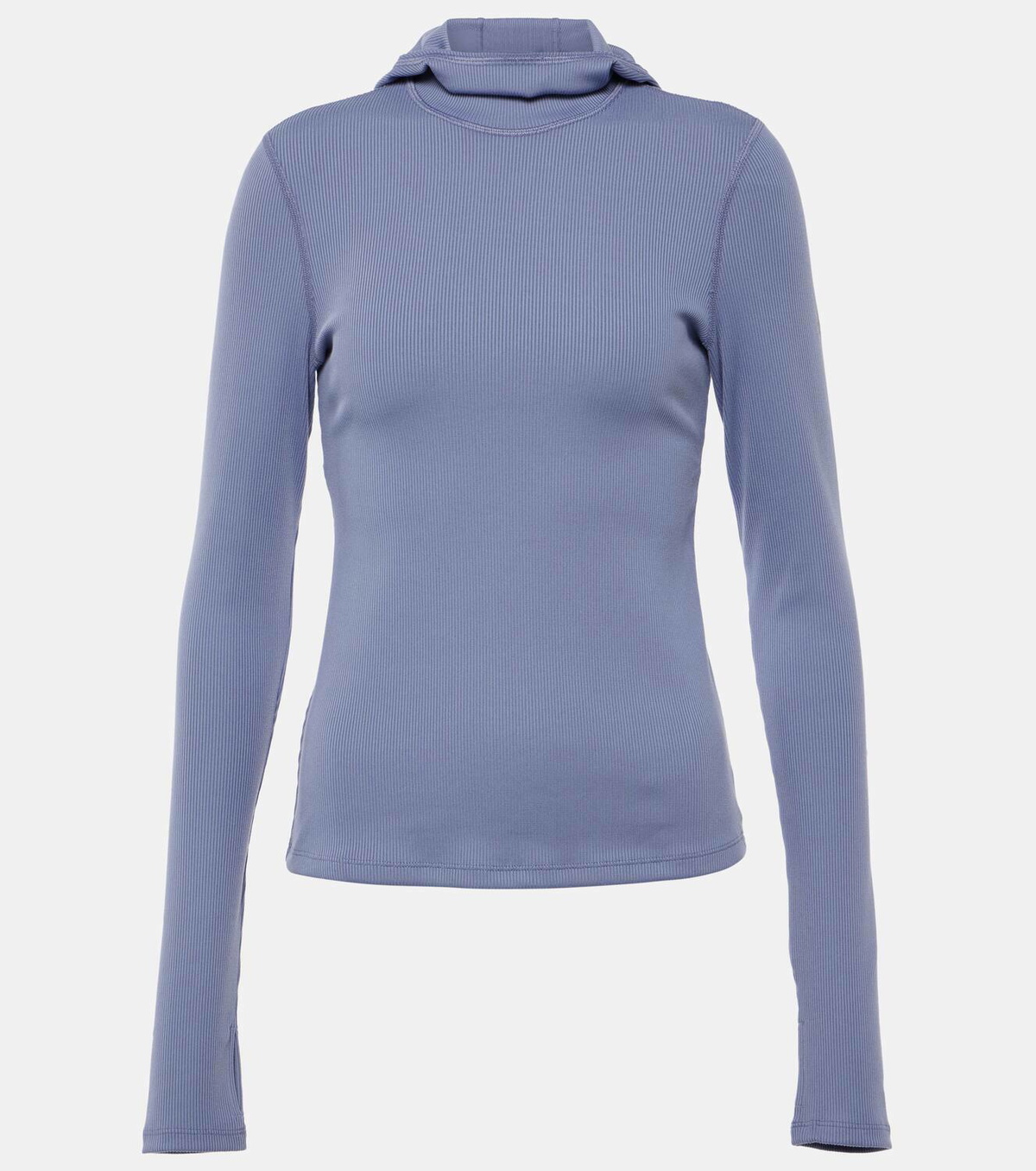 Alo Yoga Alosoft Frontrunner ribbed-knit top Alo Yoga