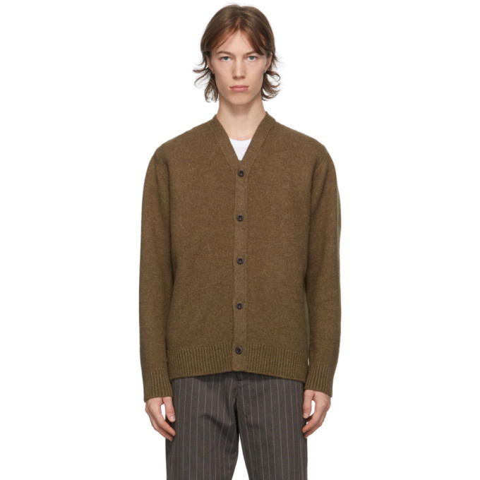 Photo: Junya Watanabe Brown Wool Cardigan