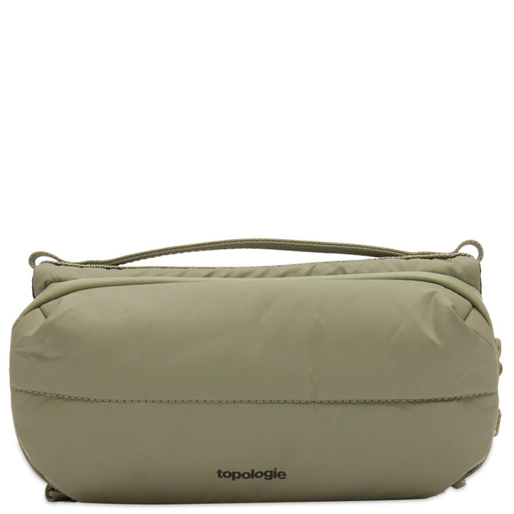 Photo: Topologie Bottle Sacoche Bag - Medium in Moss Puffer 