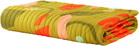 Cold Picnic Green & Khaki Aviary Early Spring Late Summer King Quilt