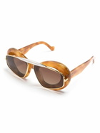 LOEWE EYEWEAR Brown Double-Frame Sunglasses
