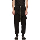 Rick Owens Drkshdw Black Prisoner Memphis Lounge Pants