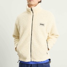 Napapijri Men's x Martine Rose Logo Fleece Jacket in White Whisper