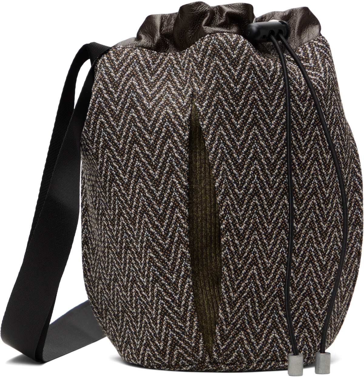 Omar Afridi Brown Pochette Bag