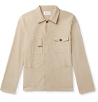 Maison Margiela - Camp-Collar Linen and Cotton-Blend Overshirt - Neutrals