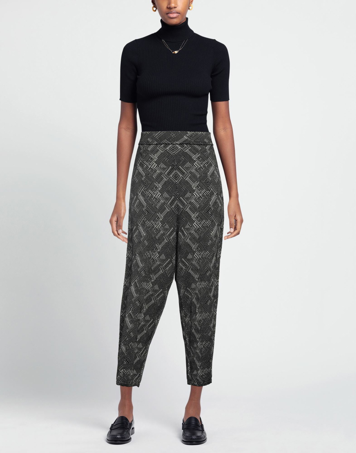 Alessia Santi Womens Pants in Black