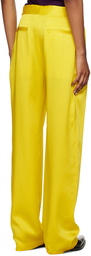 ARTURO OBEGERO SSENSE Exclusive Yellow Trousers