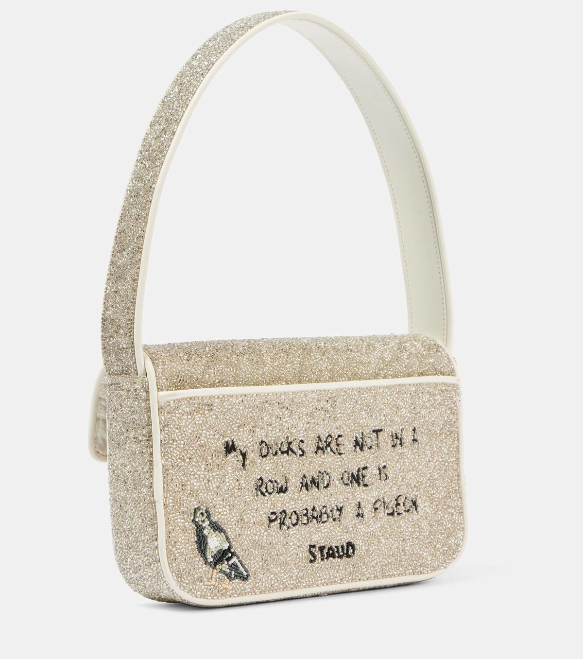 Staud Tommy beaded shoulder bag
