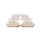Jimmy Choo Off-White Maelie 70 Heeled Sandals