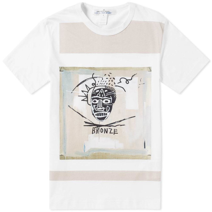 Photo: Comme des Garcons SHIRTx Jean-Michel Basquiat Print Tee