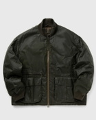 Barbour Highfield Wax Green Bomber Jackets/Windbreaker