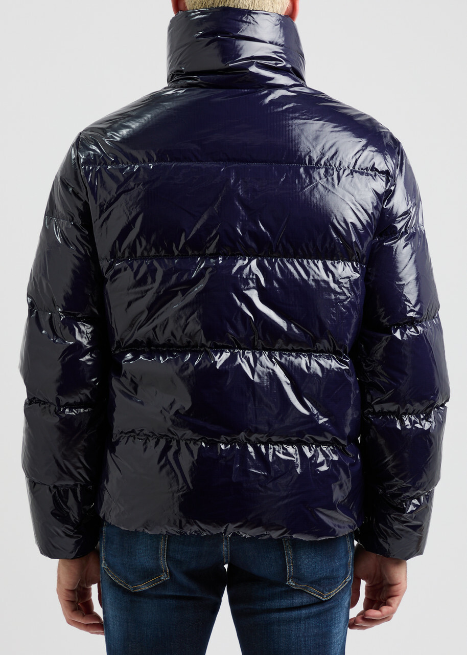 DSQUARED2 Quilted Coated Nylon Jacket Navy Dsquared2