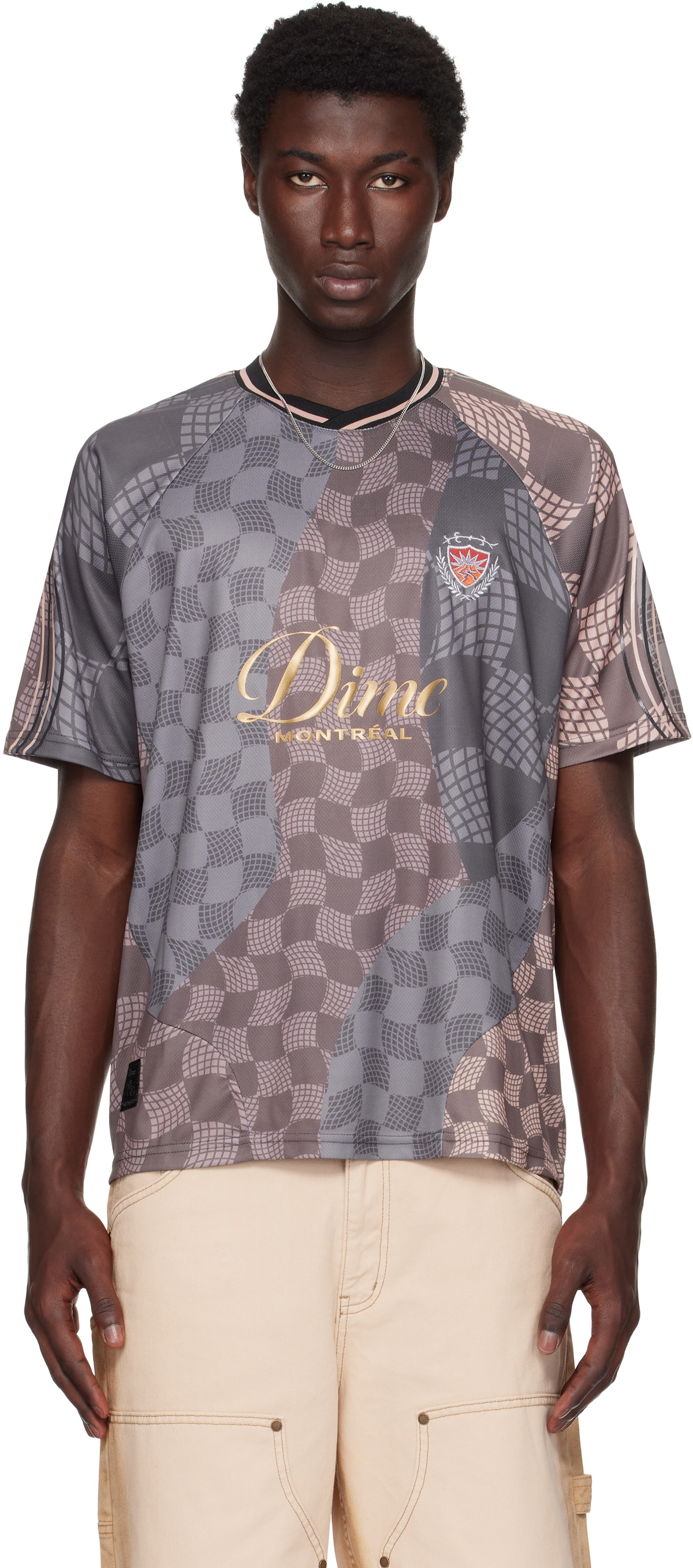 Dime Gray Checkered Home Jersey
