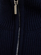 JACQUEMUS - Le Cardigan Zippé Wool Knit Cardigan