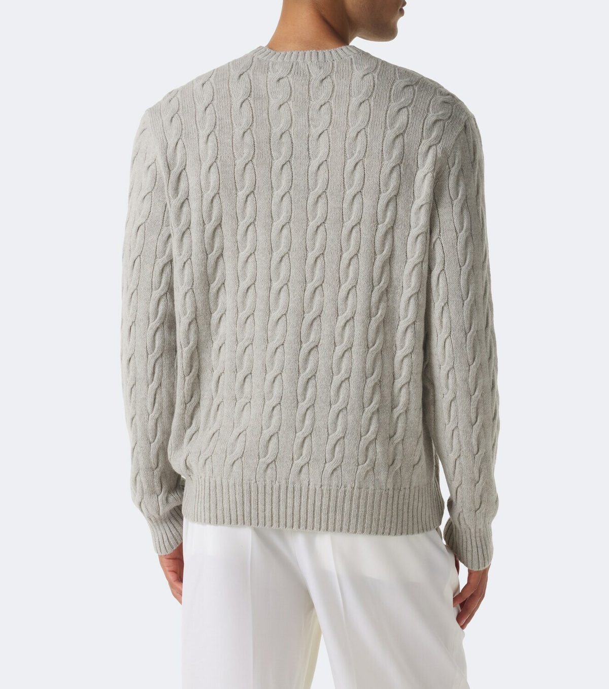 Ralph Lauren Purple Label Cable-knit cashmere sweater