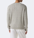 Ralph Lauren Purple Label Cable-knit cashmere sweater