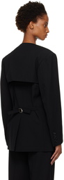 LOW CLASSIC Black Layered Blazer & Minidress Set