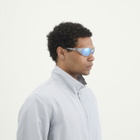 Oakley Eye Jacket Redux Sunglasses in Trans Vapor Bengal &Prizm Snow Sapphire 