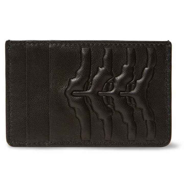 Photo: Alexander McQueen - Embossed Leather Cardholder - Black